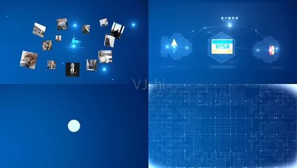 大氣藍(lán)色科技宣傳圖文AE模板_1下載(編號:2736547)_AE模板